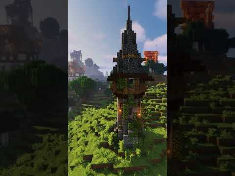 Building a wizard tower|🧙| #Short