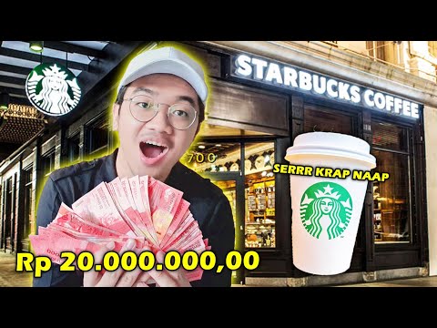 NGASIH UANG 20 JUTA KE BARISTA STARBUCKS KALO NULIS NAMA GUE DENGAN BENAR #2