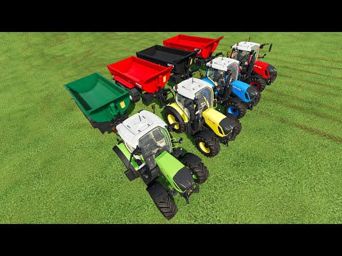 HARVESTING AND LOAD SUNFLOWER WITH FENDT TRACTORS - Farming Simulator 22