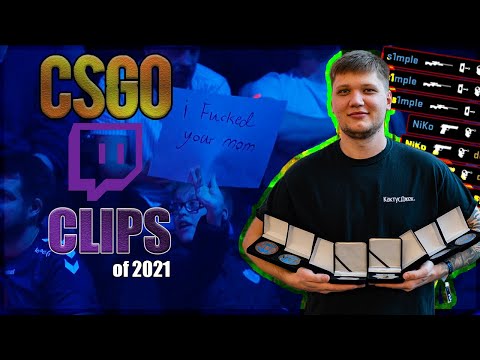 Best CSGO Twitch Clips of 2021 (device deagle clutch,niko one taps, funny moments...)