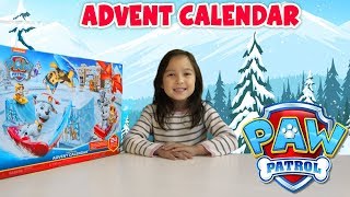 2019 PAW PATROL ADVENT CALENDAR UNBOXING with Surprise Toys