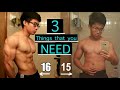 3 NEEDS to build muscle