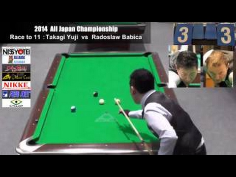 Takagi Yuji Radoslaw Babica | Group | All Japan Championship 10 ball 2014