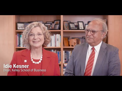 Congratulatory message from Kelley School of Business
