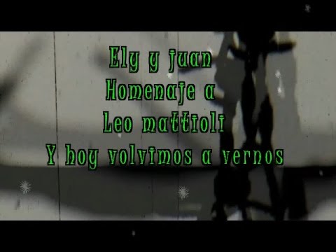 Leo mattioli Y hoy volvimos a vernos Cover Elizabeth y Juan