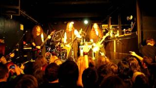 Evile "Five Serpent's Teeth" LIVE in Sheffield, England OCT 28, 2011