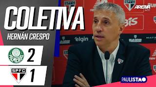 COLETIVA HERNÁN CRESPO | AO VIVO | Palmeiras x São Paulo - Paulistão 2026
