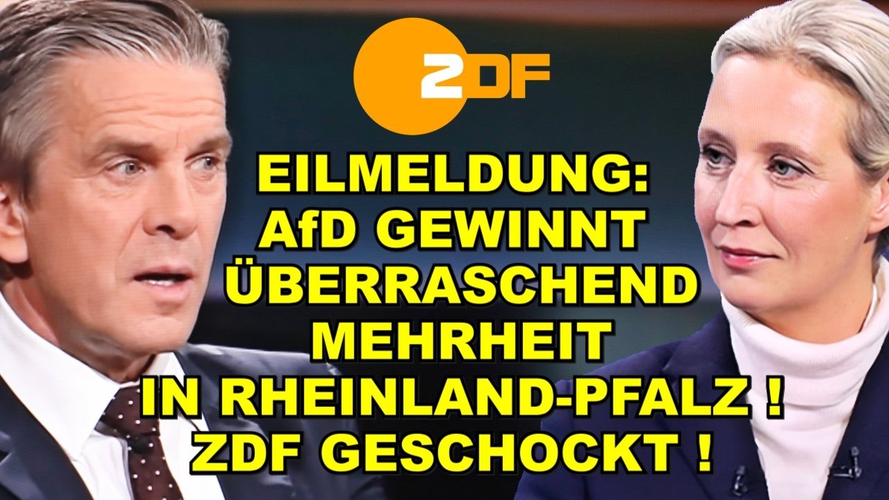 EIL: AfD HOLT MEHRHEIT in Rheinland-Pfalz!