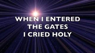 I Bowed on My Knees and Cried Holy by Michael English - LYRIC VIDEO