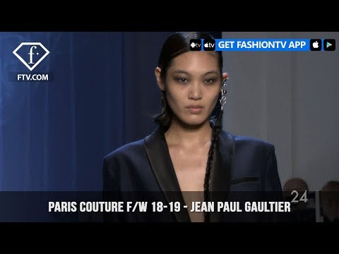 Jean Paul Gaultier Le Smoking Paris Haute Couture Fall/Winter 2018-19 | FashionTV | FTV