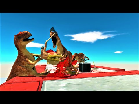 SAVE YOUR TROOPS FROM ENEMY ATTACK !! animal revolt battle simulator trap bridge