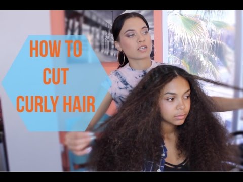 How to Cut Curly Hair! Video