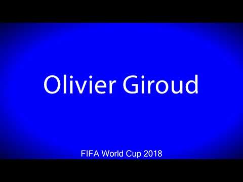 How to pronounce Olivier Giroud