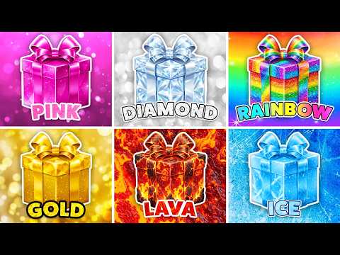 Choose Your Gift 🎁 Pink 🎀 Diamond 💎 Rainbow 🌈 Gold 💰 Lava 🌋 Ice ❄️