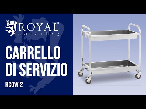 Video - Seconda Mano Carrello di servizio - 2 Contenitori - Fino a 320 kg