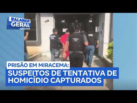 Polícia Civil de Miracema prende dupla suspeita de envolvimento em tentativa de homicídio