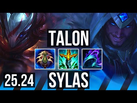 TALON vs SYLAS (MID) | 10/1/1 | KR Grandmaster | 25.24