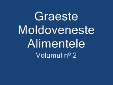 Graeste Moldoveneste - Alimentele