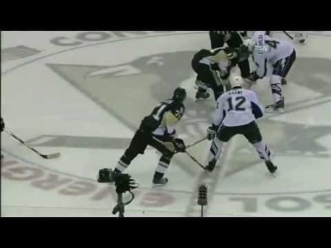 Evgeni Malkin Scores 7 Seconds Into First Period 01/05/11 (Penguins VS Lightning)