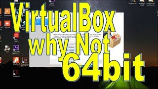 VirtualBox only showing 32 bit and no 64 bit versions easy fix Oracle VM Virtual Box Manager
