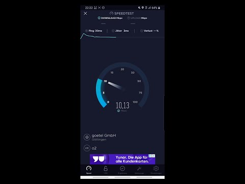 O2 Unlimited Smart 10 Mbits Test (Twitch, Youtube, Joyn)
