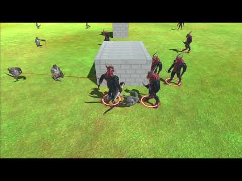 8 Scimitarilla in night vs all units - Animal Revolt Battle Simulator