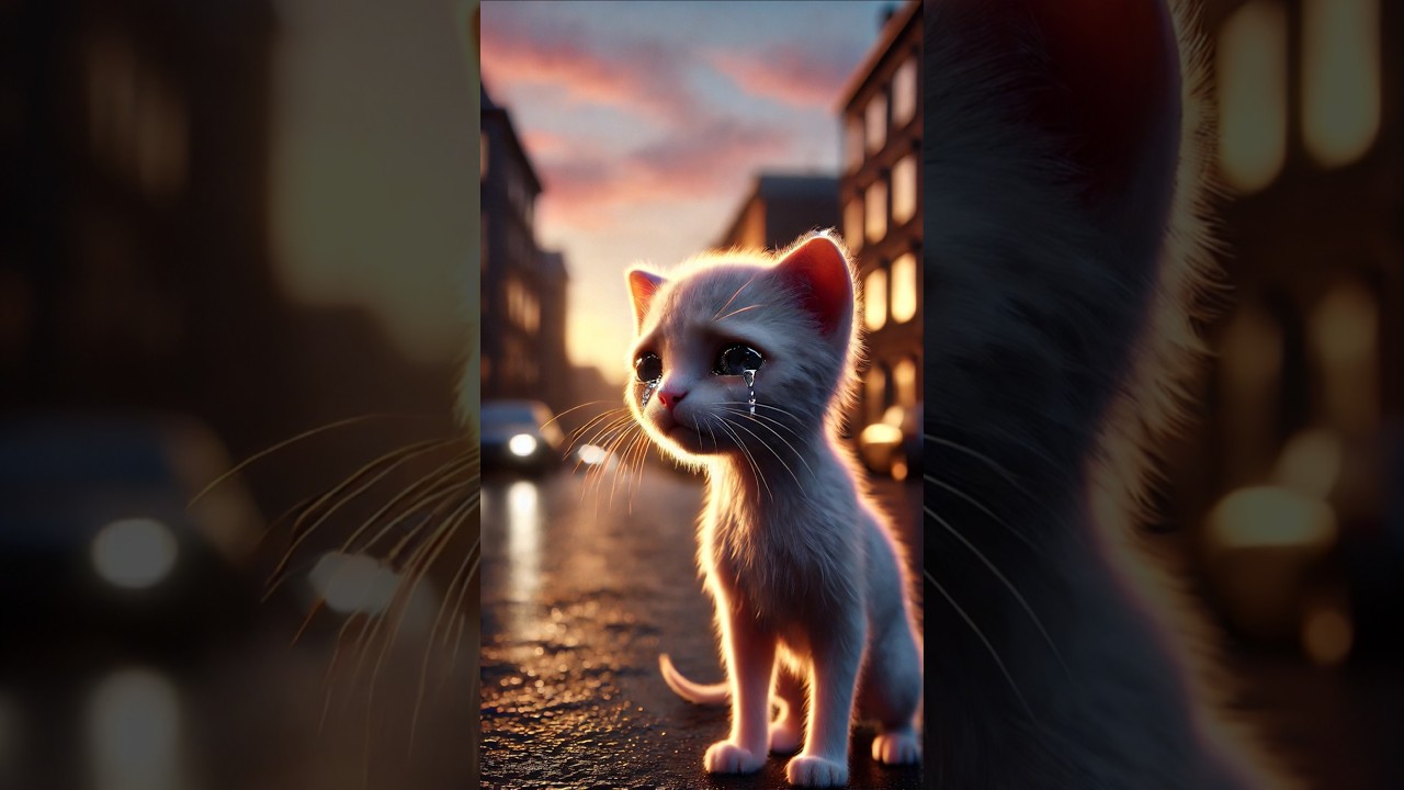 a mother's love. #cat #catai #catte #cartoon