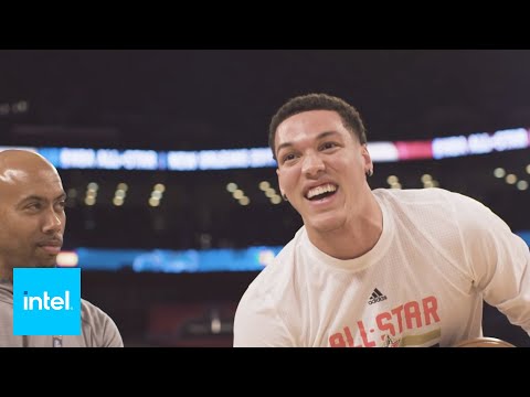 Aaron Gordon Drone Dunk Verizon Slam Dunk Contest | Intel