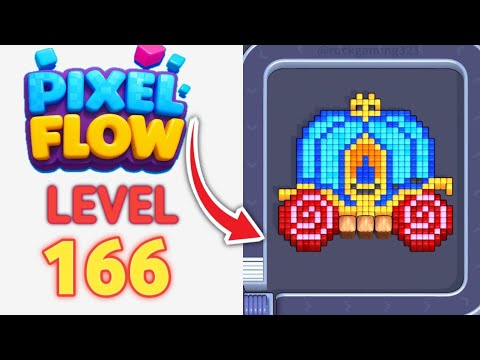 Pixel Flow Level 166 Walkthrough