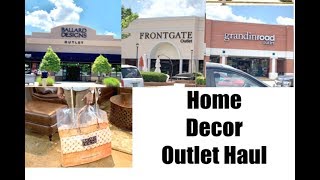 Home Decor Haul Shop With Me Ballard Frontgate Grandinroad Outlets
