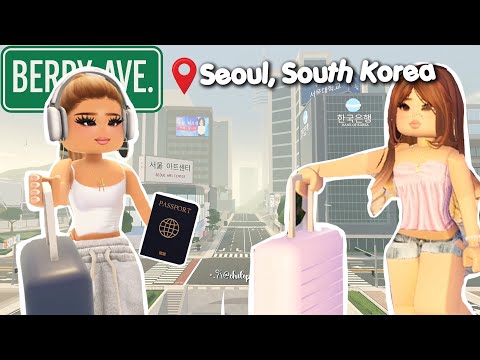 📍travel with us to seoul, korea! | berry ave rp vlog 4K
