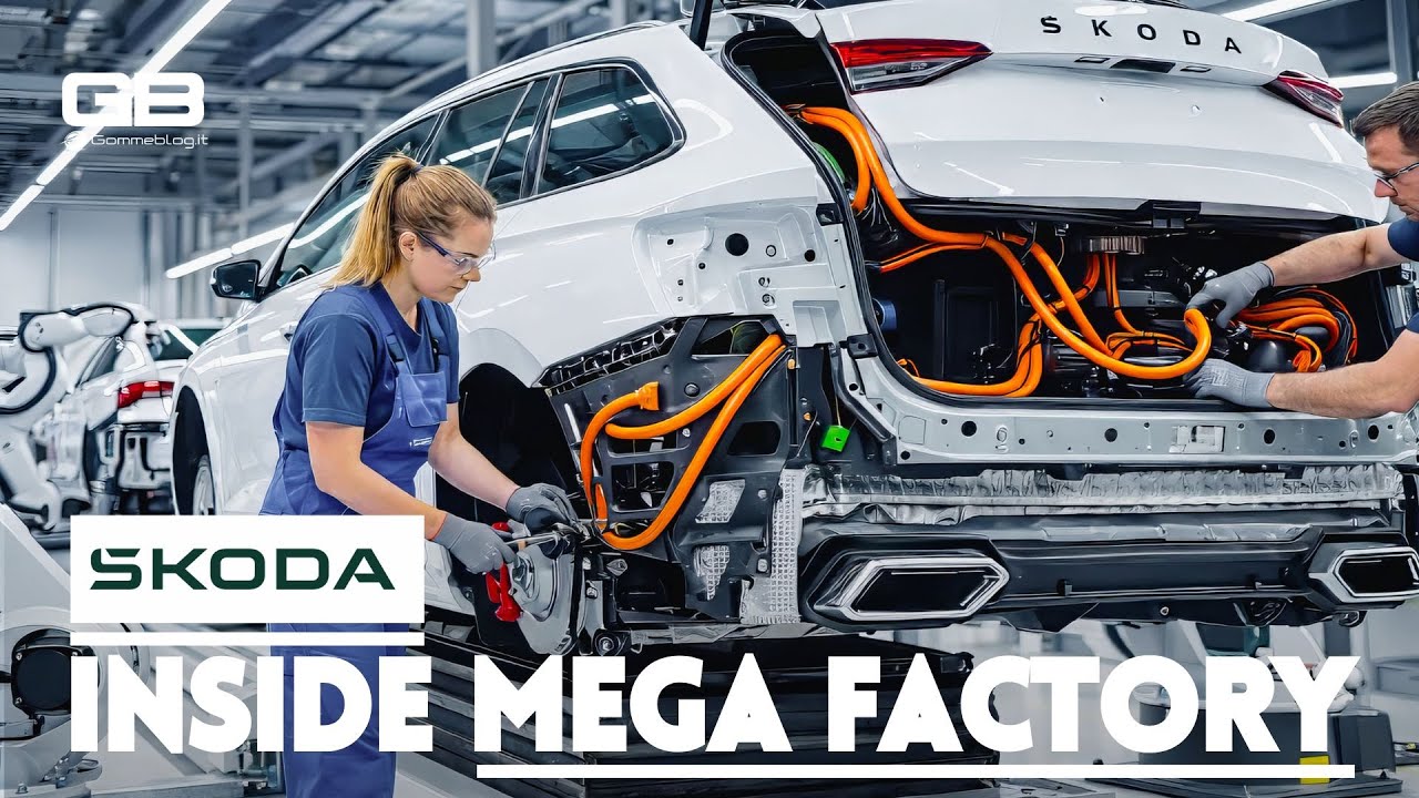 Skoda Octavia 2024 Production - Inside CAR MANUFACTURING CNC