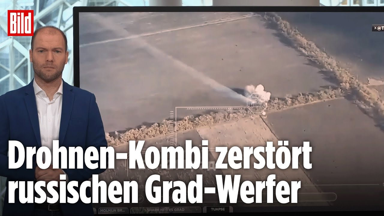 Russen nutzen Brandmunition gegen Ukraine-Stellung | BILD-Lagezentrum