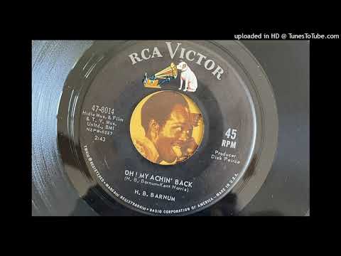 H.B. Barnum - Oh! My Achin' Back (Rca Victor) 1962
