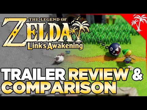 Zelda Links Awakening Switch - Trailer Review & Comparison