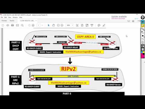 DHCP, NTP and GRE Lab