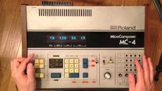 Video thumbnail for ＜解説3＞MC-4 Digital Sequencer (Roland) by Genius Anz’s movie vault / Retro and Latest tech!