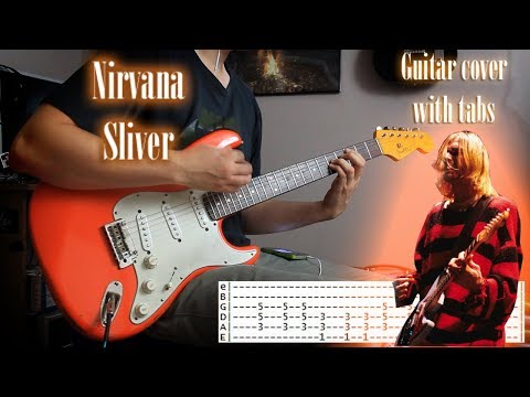 Nirvana - Sliver - Guitar cover with tabs