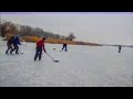 Hockey on the river (Любительский хоккей) Кривой Рог 