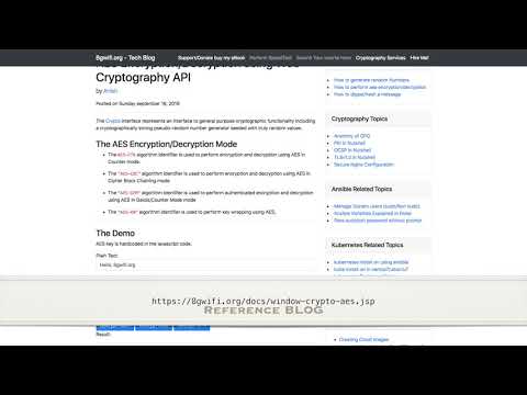 Web Crypto Tutorial Aes Encryption Decryption