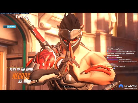 Necros Fastest Genji Main - Overwatch 2 Beta