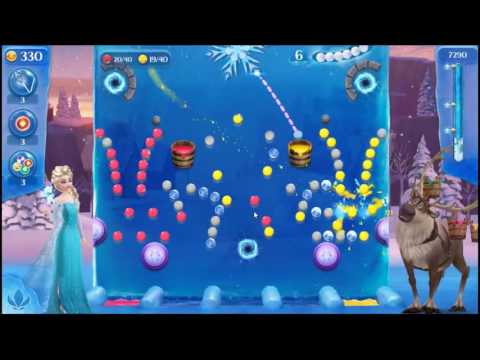 Frozen Free Fall: Icy Shot Level 108 - NO BOOSTERS ☃☃☃