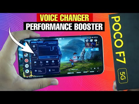 Gaming Features 🔥 Poco F7 5G ⚡ Performance Booster | Voice Changer || 