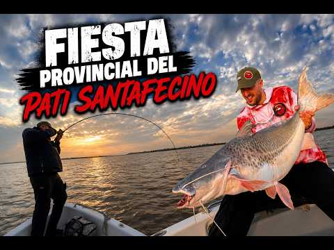 PESCA DE PATI GIGANTE 🎣 POZOS DE 40mts 🔥 FIESTA DEL PATI SANTAFECINO 🙌🏽