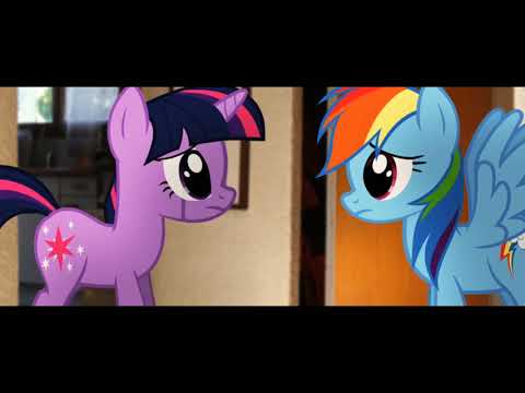 A touching moment from the mini-film "My Little Dashie"