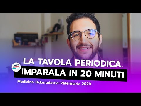 Come RICORDARE in 20 minuti la TAVOLA PERIODICA degli elementi - Test di Medicina.