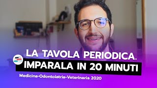 Come RICORDARE in 20 minuti la TAVOLA PERIODICA degli elementi - Test di Medicina.