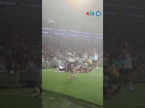 "El festejo del gol agónico de Lanús en la Recopa Sudamericana #shorts" Barra: La Barra 14 &bull; Club: Lanús &bull; País: Argentina