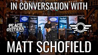 Video thumbnail for Matt Schofield talks about his new Mad Professor Supreme pedal at Peach Guitars! by Peach Guitars