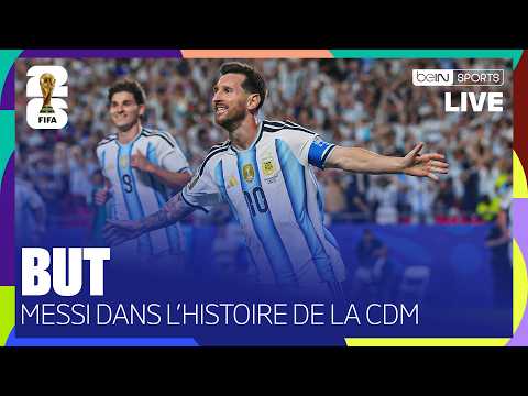 LIVE - MESSI entre dans l'HISTOIRE avec un TRIPLÉ contre l'ALGÉRIE !